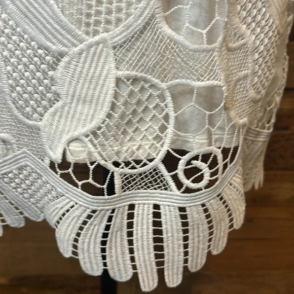 EXPRESS gorgeous, layered lace knit dress excellent condition - Picture 3 of 7